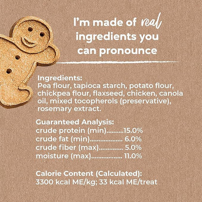 Buddy Biscuits 14 oz Box of Grain-Free Crunchy Dog Treats Made with Natural Roasted Chicken