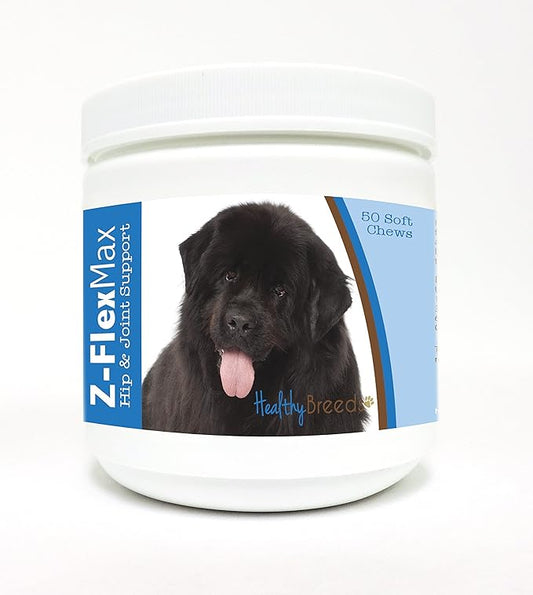 Healthy Breeds Newfoundland Z-Flex Max Hip and Joint Soft Chews 50 Count