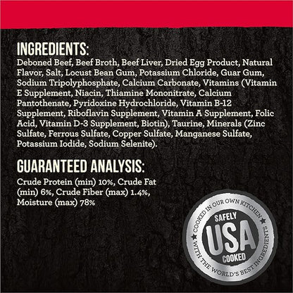 Merrick Backcountry Grain Free Premium Canned Wet Dog Food, Soft And Healthy Recipe, Real Beef Dinner - (Pack of 12) 12.7 oz. Cans