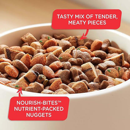 Rachael Ray Nutrish Big Life Dry Dog Food, Medium & Large Breed, Hearty Beef, Brown Rice, & Veggies, 40 Pounds