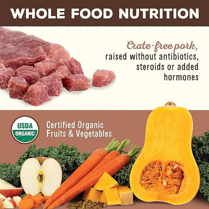 Primal Freeze Dried Dog Food Nuggets, Pork; Complete & Balanced Meal; Also Use as Topper or Treat; Premium, Healthy, Grain Free, High Protein Raw Dog Food, 14 oz (Pack of 4)