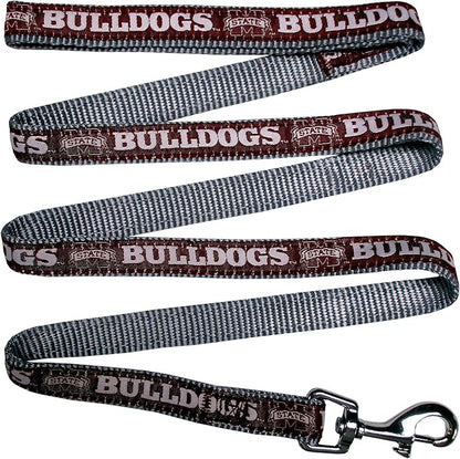 Pets First Collegiate Pet Accessories, Dog Leash, Mississippi State Bulldogs, Large
