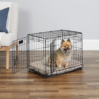 MidWest Homes for Pets Newly Enhanced Double Door iCrate Dog Crate, Includes Leak-Proof Pan, Floor Protecting Feet, Divider Panel & New Patented Features