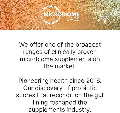 Microbiome Labs FidoSpore - Dog & Cat Digestive Supplement - Bacillus Subtilis Spore Based Probiotic to Support Digestion & Gut Health - Grass Fed Beef Liver Flavored Probiotics for Dogs (30 Capsules)