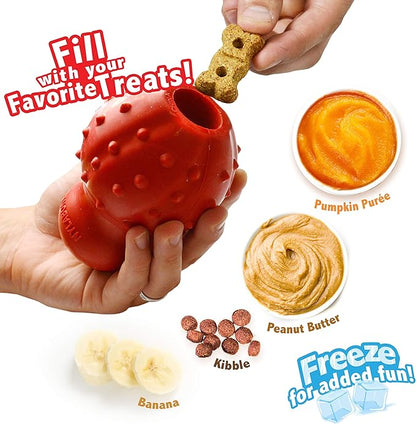 Nylabone Strong Chew Cone Stuffable Chew Toy for Dogs, Bacon Flavored Fillable Treat Toy, Small/Regular - Up to 25 Ibs. (1 Count)