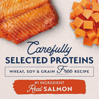 Natural Balance Limited Ingredient Small Breed Adult Grain-Free Dry Dog Food, Salmon & Sweet Potato Recipe, 12 Pound (Pack of 1), Salmon & Sweet Potato (New Formula)
