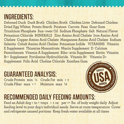 Merrick Lil’ Plates Grain Free Wet Dog Food, Dainty Duck Medley in Gravy, Grain Free & Natural Dog Food for Small Breed Adult Dogs 3.5 Ounce (Pack of 6)