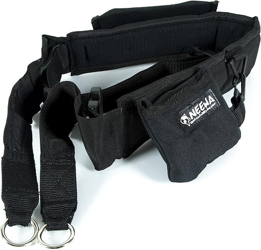 Neewa Dog Walking Belt with Pocket and Collapsing Bowl, Ideal for Trekking, Hiking, Running with Dog, and Hands Free Dog Leashes. Can be used as a Dog Running Waist Belt or Dog Belt for Walking