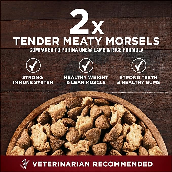 Purina ONE True Instinct Lean Muscle Support with Real Beef Natural with Added Vitamins, Minerals and Nutrients High Protein Dog Food - 27.5 lb. Bag