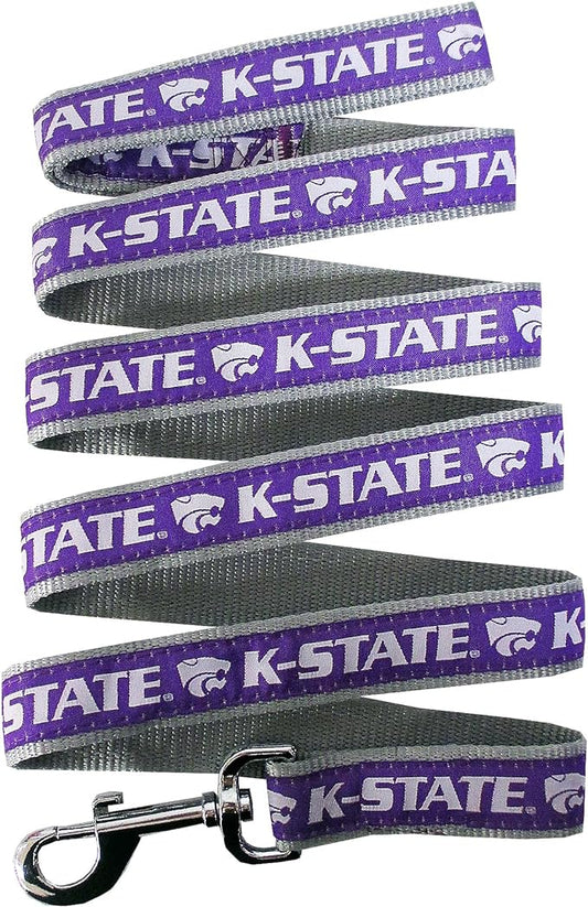 Pets First Collegiate Pet Accessories, Dog Leash, Kansas State Wildcats, Small