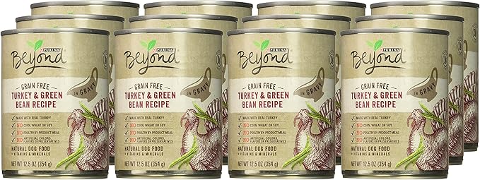 Nestle Petcare Beyond Grain Free Turkey & Green Bean Recipe, Pack of 12