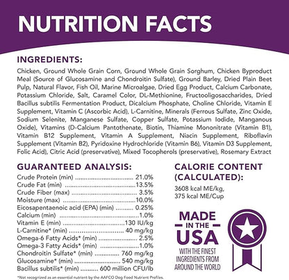 Advanced Health Mobility Support Chicken and Whole Grain Recipe Adult Dry Dog Food, 13.5 lb. Bag
