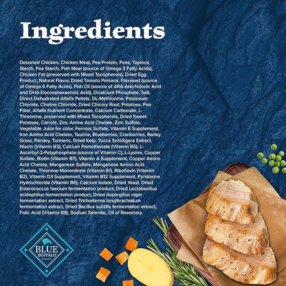 Blue Buffalo Wilderness Puppy High-Protein Dry Dog Food with Real Chicken, Grain-Free, Made in the USA with Natural Ingredients, Chicken, 24-lb. Bag