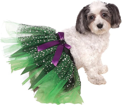 Rubie's Pet Tutu, Witch with Stars, Medium/Large