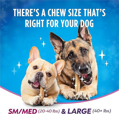 Dentalife Purina Plus Digestive Support Chicken and Pumpkin Flavor Large Dog Dental Chews - 6 ct. Pouch