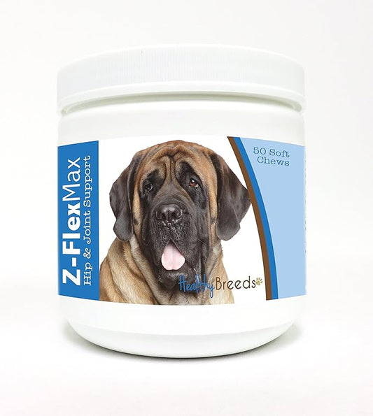 Healthy Breeds Mastiff Z-Flex Max Hip and Joint Soft Chews 50 Count