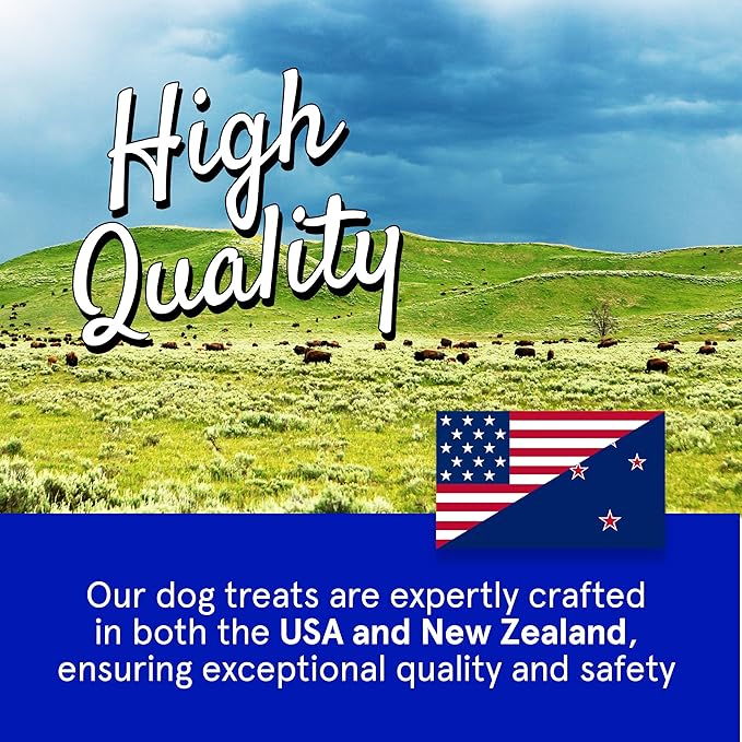 Real Meat Lamb Jerky Dog Treats - 8 Air-Dried Strips of Jerky Treats for Dogs - Grain-Free Jerky Treats Dog Snacks Made up of 95% Human-Grade Free-Range Grass Fed Lamb - All-Natural Dog Jerky Strips