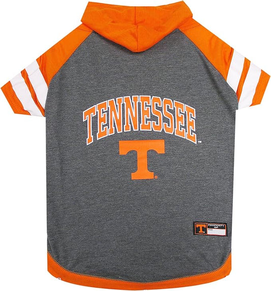 Pets First NCAA Tennessee Volunteers Hoodie for Dogs & Cats, Large. | Collegiate Licensed Dog Hoody Tee Shirt | Sports Hoody T-Shirt for Pets | College Sporty Dog Hoodie Shirt