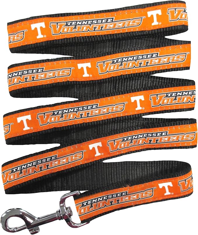 Pets First Collegiate Pet Accessories, Dog Leash, Tennessee Volunteers, Small