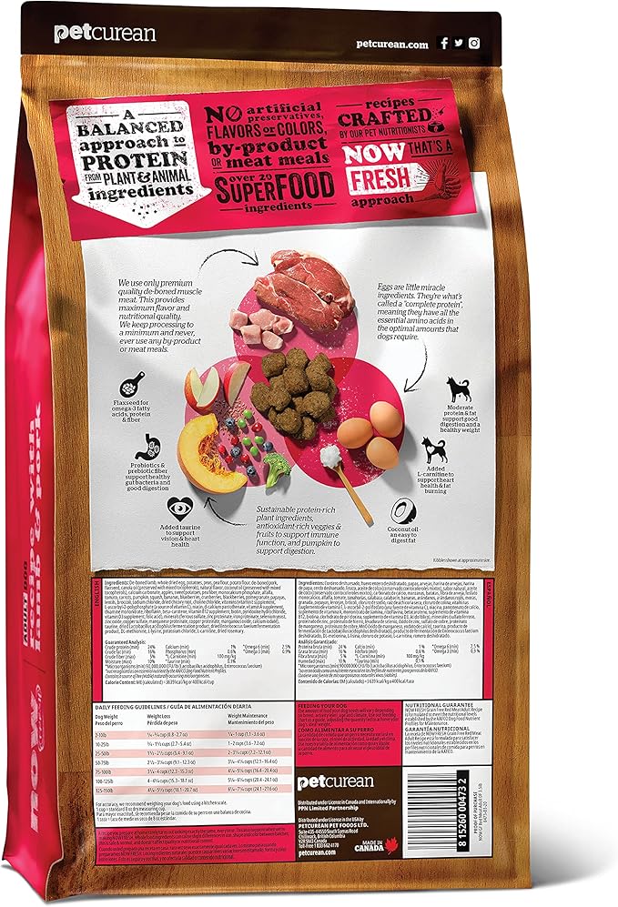 Now Fresh Grain Free Dog Food, 22 lb - Red Meat Dry Dog Food Recipe for Adult Dogs with Real Meat for Protein - for Small, Medium and Large Breeds