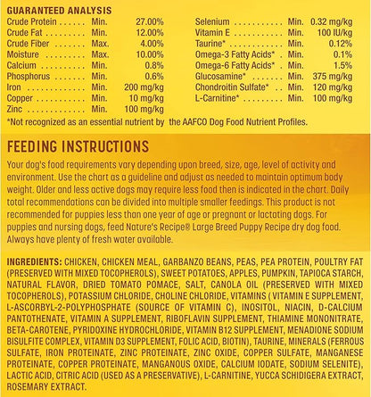 Nature's Recipe Grain Free Large Breed Chicken, Sweet Potato & Pumpkin 24 Pounds Dry Dog Food + Grain Free Chicken Recipes Variety Pack 2.75 Ounce (Pack of 24) Wet Dog Food Bundle