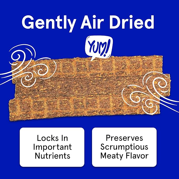 Real Meat Lamb Jerky Dog Treats - 8 Air-Dried Strips of Jerky Treats for Dogs - Grain-Free Jerky Treats Dog Snacks Made up of 95% Human-Grade Free-Range Grass Fed Lamb - All-Natural Dog Jerky Strips