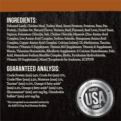 Merrick Backcountry Grain Free Dry Adult Dog Food, Kibble with Freeze Dried Raw Pieces, Big Game Recipe - 20.0 lb. Bag