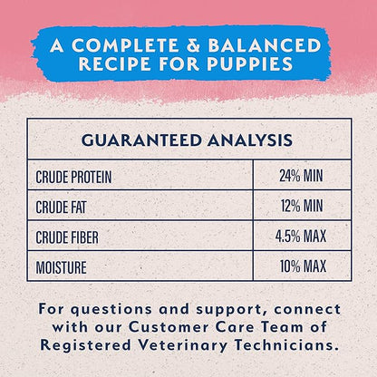 Natural Balance Limited Ingredient Puppy Dry Dog Food with Healthy Grains, Salmon & Brown Rice Recipe, 24 Pound (Pack of 1)
