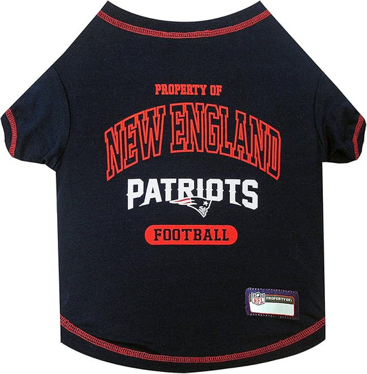 Pets First New England Patriots T-Shirt, Large