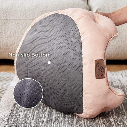 Bedsure Dog Beds for Small Dogs - Round Cat Beds for Indoor Cats, Washable Pet Bed for Puppy and Kitten with Slip-Resistant Bottom, 20 Inches, Peach Pink