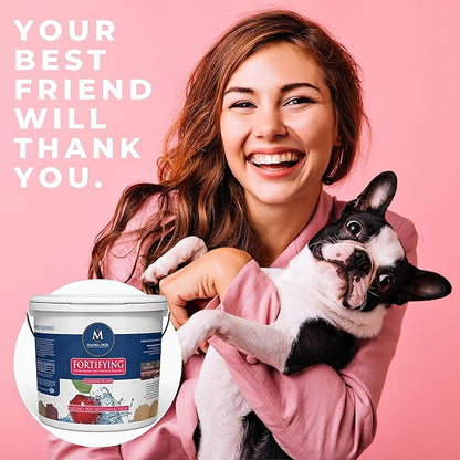 Madra Mor Dog Essentials Fortifying Spa Mud | Dog Wash | Dog Grooming | Dry Skin for Dogs Treatment | Dog Bath | Dog Coat Skin Care Products | 7.5lb Pail w Worldwide Nutrition Multi Purpose Key Chain