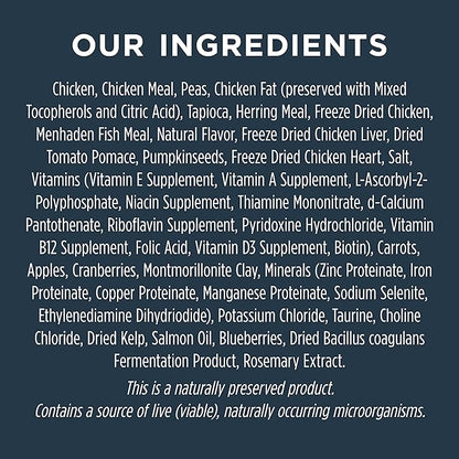 Instinct Raw Boost Grain Free Recipe with Real Chicken Natural Dry Dog Food, 4 lb. Bag