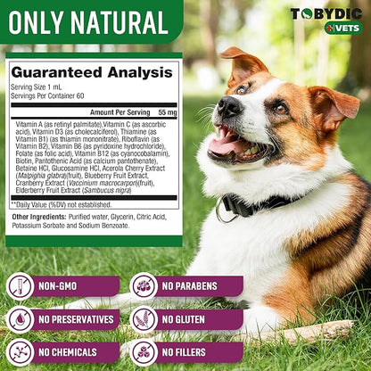 Cat & Dog Multivitamin -15 in 1 Pet Supplements with Cranberry & Glucosamine - Natural Medicine & Support for UTI, Urinary Tract, Bladder, Kidney, Skin Coat, Joints Treatment Made in USA