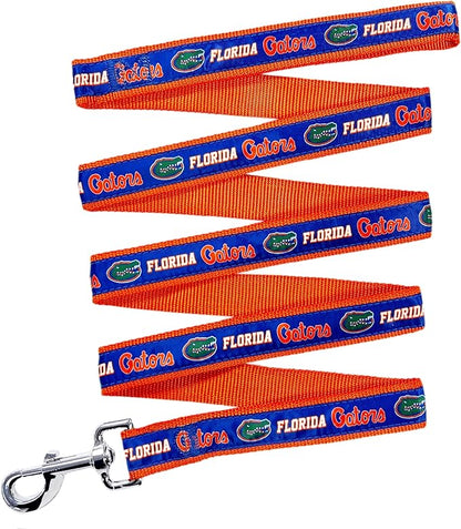 Pets First Collegiate Pet Accessories, Dog Leash, Florida Gators, Small