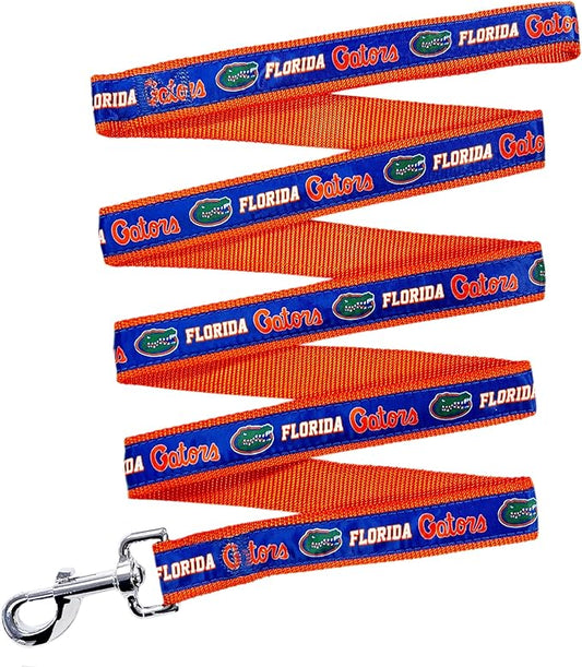 Pets First Collegiate Pet Accessories, Dog Leash, Florida Gators, Small