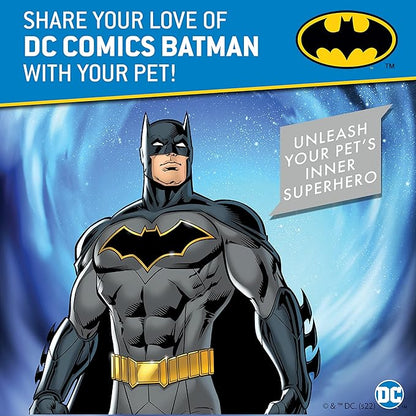 DC Comics for Pets Batman Dog Harness, Medium | Soft and Comfortable No Pull Harness for Dogs, Dog Batman Costume | Cute Dog Harness, Dog Halloween Costume, Batman Harness, Puppy Harness, Pet Harness