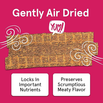 Real Meat Lamb & Venison Jerky Dog Treats - 8 Air-Dried Strips of Jerky Treats for Dogs - Grain-Free Jerky Treats Dog Snacks with 95% Human-Grade Free-Range Lamb & Venison - All-Natural Dog Jerky