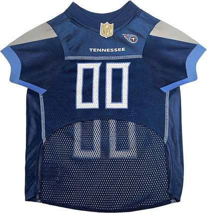 NFL Tennessee Titans Dog Jersey, Size: X-Large. Best Football Jersey Costume for Dogs & Cats. Licensed Jersey Shirt