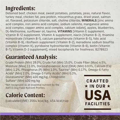 Merrick Premium Grain Free Dry Puppy Food, Wholesome and Natural Kibble with Real Texas Beef and Sweet Potato - 22.0 lb. Bag