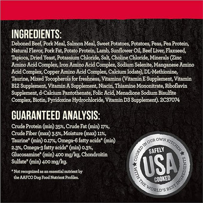 Merrick Backcountry Grain Free Dry Adult Dog Food Kibble With Freeze Dried Raw Pieces, Great Plains Red Recipe - 4.0 lb. Bag