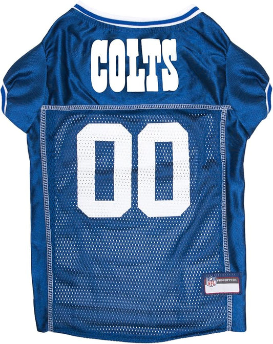 NFL Indianapolis Colts Dog Jersey, Size: X-Small. Best Football Jersey Costume for Dogs & Cats. Licensed Jersey Shirt