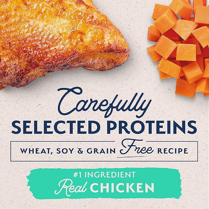 Natural Balance Limited Ingredient Small Breed Adult Grain-Free Dry Dog Food, Chicken & Sweet Potato Recipe, 4 Pound (Pack of 1)