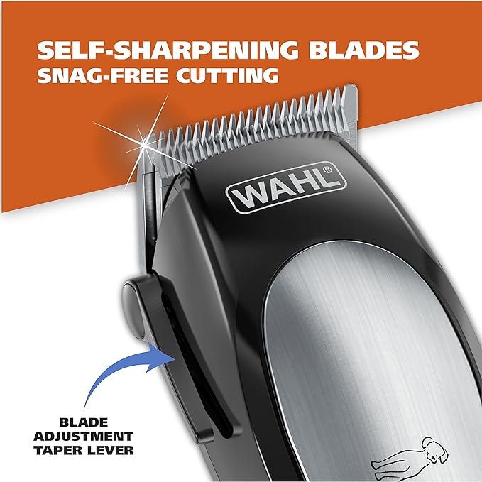 Wahl USA Lithium Ion Pro Series Cordless Animal Clippers – Rechargeable, Heavy-Duty, Electric Dog & Cat Grooming Kit for Small & Large Breeds with Thick to Heavy Coats – Model 9766