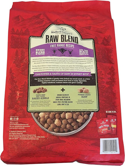 Stella & Chewy's, Raw Blend Free Range Recipe Dry Dog Food, 22 Pound