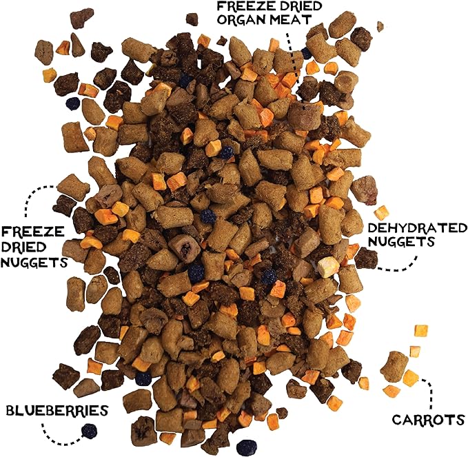 Simple Food Project - Chicken & Turkey - Freeze Dried Raw Food for Dogs - 24oz