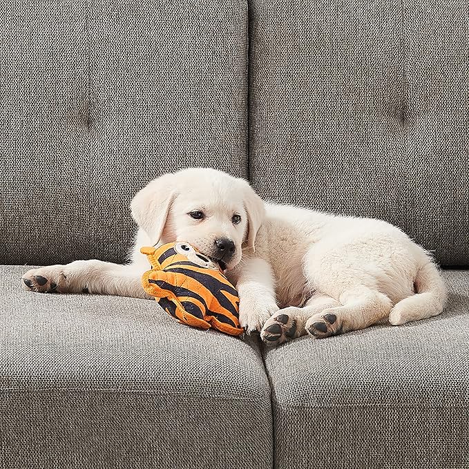 Outward Hound Xtreme Seamz Tiger Squeaky Durable Dog Toy