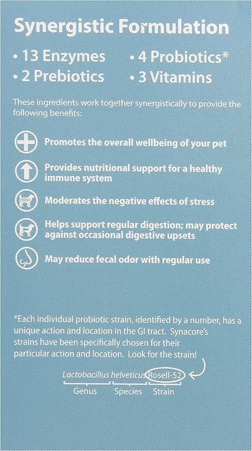 VAN BEEK Synacore Digestive Support for Dogs, 30-Pack