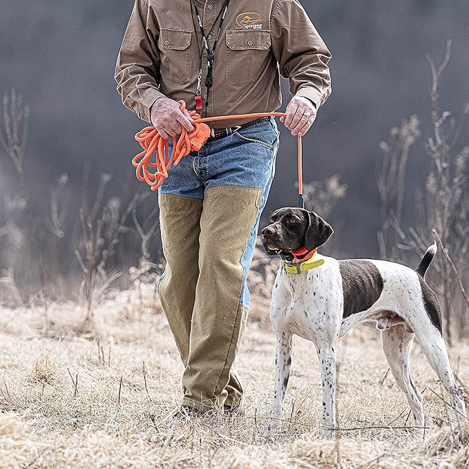 SportDOG Brand Orange Check Cord - 30 Feet Long - Strong but Lightweight Training Tool - Highly Visible and Floats