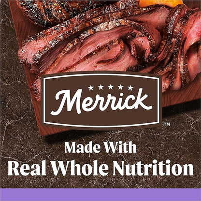 Merrick Premium Grain Free Dry Puppy Food, Wholesome and Natural Kibble with Real Texas Beef and Sweet Potato - 22.0 lb. Bag