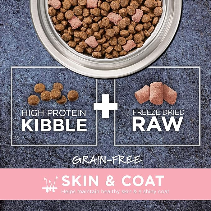 Instinct Raw Boost Skin & Coat Health Grain Free Recipe with Real Chicken Natural Dry Dog Food by Nature's Variety, 18 lb. Bag